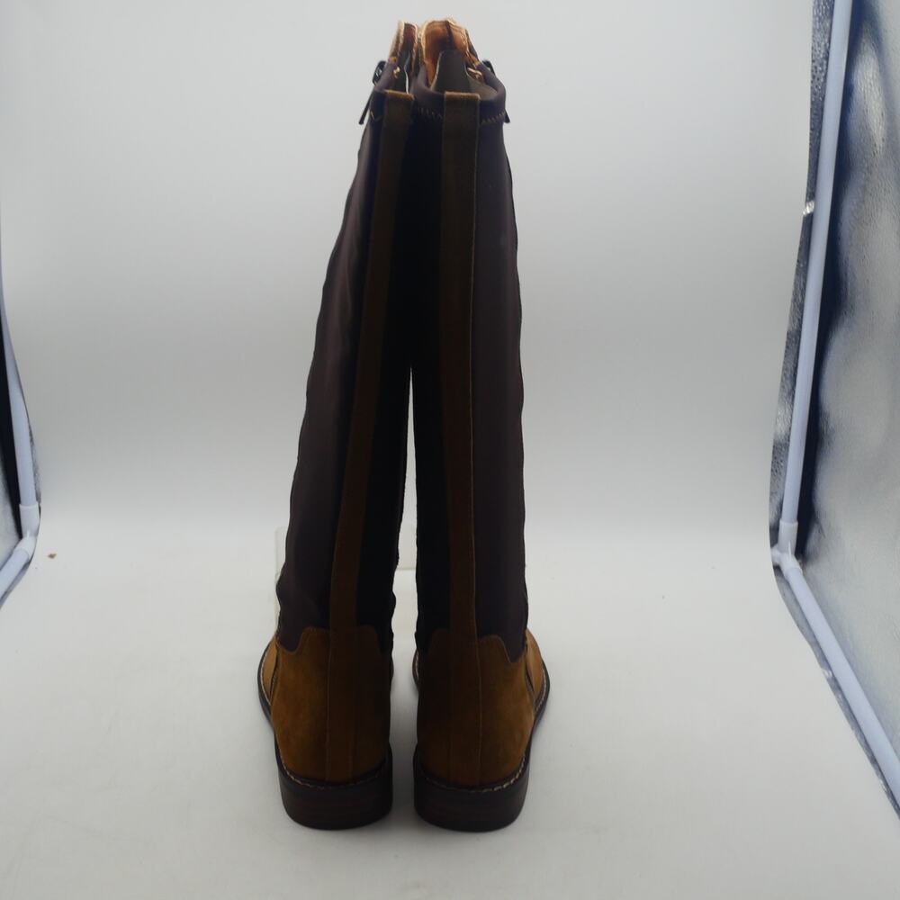 NEW Donald Pliner Isla Calf Suede Women's 5.5 Tall Boots Saddle Brown - Picture 4 of 10